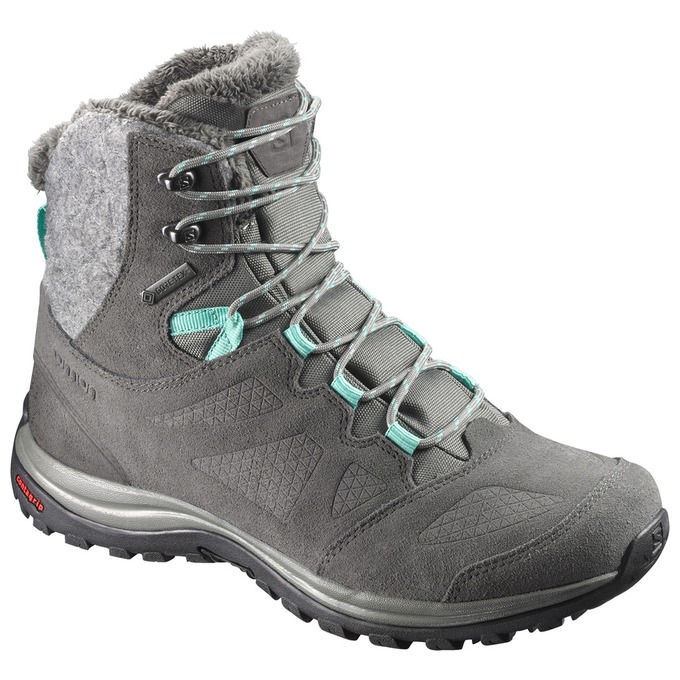 Salomon Singapore Mens Winter Boots - ELLIPSE GTX® Dark Grey | 96205-EGDY